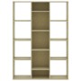 Divisor espacio/estantería aglomerado roble Sonoma 100x24x140cm de vidaXL, Divisores de ambientes - Ref: Foro24-800444, Preci...