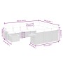 Set de sofás de jardín 11 pzas y cojines ratán sintético gris de vidaXL, Conjuntos de jardín - Ref: Foro24-3227208, Precio: 6...