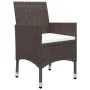 Juego de comedor para jardín 7 piezas con cojines marrón de vidaXL, Conjuntos de jardín - Ref: Foro24-3095867, Precio: 580,12...