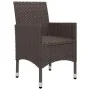Juego de comedor para jardín 7 piezas con cojines marrón de vidaXL, Conjuntos de jardín - Ref: Foro24-3095867, Precio: 580,12...