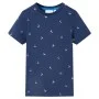 Camiseta de niños azul oscuro 128 de vidaXL, Camisetas para niños - Ref: Foro24-11952, Precio: 8,12 €, Descuento: %