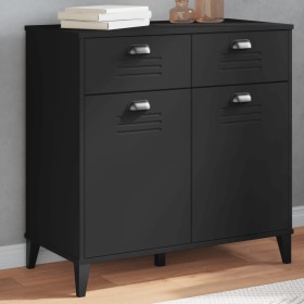 Aparador VIKEN madera de ingeniería negro 80x40x80 cm de vidaXL, Aparadores - Ref: Foro24-374936, Precio: 149,79 €, Descuento: %