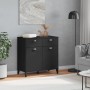 Aparador VIKEN madera de ingeniería negro 80x40x80 cm de vidaXL, Aparadores - Ref: Foro24-374936, Precio: 149,79 €, Descuento: %