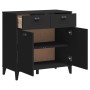 Aparador VIKEN madera de ingeniería negro 80x40x80 cm de vidaXL, Aparadores - Ref: Foro24-374936, Precio: 149,79 €, Descuento: %