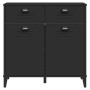 Aparador VIKEN madera de ingeniería negro 80x40x80 cm de vidaXL, Aparadores - Ref: Foro24-374936, Precio: 149,79 €, Descuento: %
