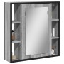 Armario con espejo de baño madera gris Sonoma 60x16x60 cm de vidaXL, Tocadores - Ref: Foro24-842429, Precio: 68,68 €, Descuen...