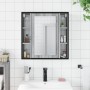 Armario con espejo de baño madera gris Sonoma 60x16x60 cm de vidaXL, Tocadores - Ref: Foro24-842429, Precio: 68,68 €, Descuen...