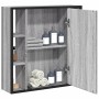 Armario con espejo de baño madera gris Sonoma 60x16x60 cm de vidaXL, Tocadores - Ref: Foro24-842429, Precio: 68,68 €, Descuen...