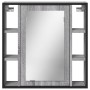 Armario con espejo de baño madera gris Sonoma 60x16x60 cm de vidaXL, Tocadores - Ref: Foro24-842429, Precio: 68,68 €, Descuen...