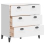 Cajonera VIKEN madera de ingeniería blanca de vidaXL, Taquillas y armarios de almacenamiento - Ref: Foro24-374920, Precio: 12...