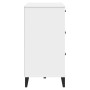 Cajonera VIKEN madera de ingeniería blanca de vidaXL, Taquillas y armarios de almacenamiento - Ref: Foro24-374920, Precio: 12...