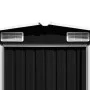 Cobertizo jardín acero galvanizado gris antracita 257x779x181cm de vidaXL, Cobertizos - Ref: Foro24-47034, Precio: 940,25 €, ...