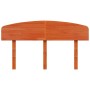 Cabecero de cama madera maciza de pino marrón cera 160 cm de vidaXL, Cabeceros y pies de cama - Ref: Foro24-842497, Precio: 5...