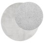 Alfombra de pelo corto OVIEDO gris Ø 120 cm de vidaXL, Alfombras - Ref: Foro24-375545, Precio: 44,56 €, Descuento: %