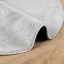 Alfombra de pelo corto OVIEDO gris Ø 120 cm de vidaXL, Alfombras - Ref: Foro24-375545, Precio: 43,90 €, Descuento: %