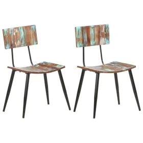 Esszimmerstühle 2 Einheiten recyceltes Massivholz von vidaXL, Essstühle - Ref: Foro24-287901, Preis: 188,18 €, Rabatt: %