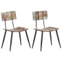 Sillas de comedor 2 unidades madera maciza reciclada de vidaXL, Sillas de comedor - Ref: Foro24-287901, Precio: 191,65 €, Des...