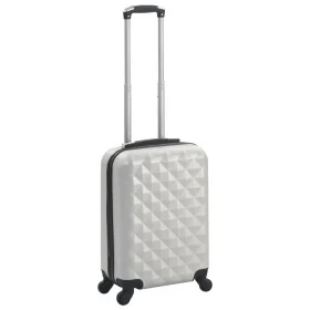 Maleta con ruedas trolley rígida plateada brillante ABS de vidaXL, Maletas - Ref: Foro24-91892, Precio: 57,20 €, Descuento: %