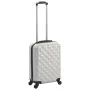 Maleta con ruedas trolley rígida plateada brillante ABS de vidaXL, Maletas - Ref: Foro24-91892, Precio: 57,20 €, Descuento: %