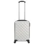 Maleta con ruedas trolley rígida plateada brillante ABS de vidaXL, Maletas - Ref: Foro24-91892, Precio: 57,20 €, Descuento: %