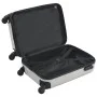 Maleta con ruedas trolley rígida plateada brillante ABS de vidaXL, Maletas - Ref: Foro24-91892, Precio: 57,20 €, Descuento: %