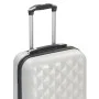 Maleta con ruedas trolley rígida plateada brillante ABS de vidaXL, Maletas - Ref: Foro24-91892, Precio: 57,20 €, Descuento: %
