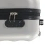 Maleta con ruedas trolley rígida plateada brillante ABS de vidaXL, Maletas - Ref: Foro24-91892, Precio: 57,20 €, Descuento: %