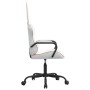 Silla gaming cuero sintético blanco y rosa de vidaXL, Sillones para videojuegos - Ref: Foro24-3143795, Precio: 105,19 €, Desc...