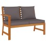 Juego comedor jardín y cojines 7 piezas madera maciza acacia de vidaXL, Conjuntos de jardín - Ref: Foro24-3154971, Precio: 92...