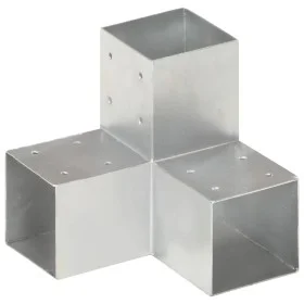 Y-förmige Pfostenverbinder aus verzinktem Metall 91x91 mm von vidaXL, Zaunpfosten - Ref: Foro24-145473, Preis: 24,62 €, Rabat...