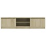 Mueble TV madera contrachapada color roble Sonoma 140x40x35,5cm de vidaXL, Muebles TV - Ref: Foro24-800651, Precio: 74,86 €, ...