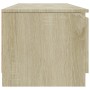 Mueble TV madera contrachapada color roble Sonoma 140x40x35,5cm de vidaXL, Muebles TV - Ref: Foro24-800651, Precio: 74,86 €, ...