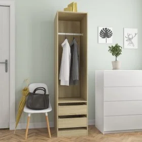 Sonoma oak plywood drawer cabinet 50x50x200 cm by vidaXL, Wardrobes - Ref: Foro24-800615, Price: 132,25 €, Discount: %