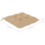 Sillas de comedor jardín con cojines 3 uds madera maciza acacia de vidaXL, Sillas de jardín - Ref: Foro24-3060835, Precio: 25...