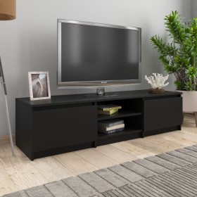 Mueble de TV madera contrachapada negro 140x40x35,5 cm de vidaXL, Muebles TV - Ref: Foro24-800649, Precio: 73,00 €, Descuento: %