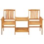 Sillas y mesita de jardín con cojines madera maciza acacia de vidaXL, Conjuntos de jardín - Ref: Foro24-3061293, Precio: 150,...