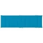 Garden lounger with solid acacia wood cushion by vidaXL, Loungers - Ref: Foro24-3061576, Price: 177,77 €, Discount: %