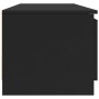 Mueble de TV madera contrachapada negro 140x40x35,5 cm de vidaXL, Muebles TV - Ref: Foro24-800649, Precio: 73,00 €, Descuento: %