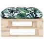 Otomana de jardín de palets madera de pino impregnada de vidaXL, Sofás modulares de exterior - Ref: Foro24-3066468, Precio: 6...