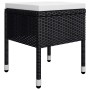 Juego de comedor de jardín de 5 piezas negro de vidaXL, Conjuntos de jardín - Ref: Foro24-3067687, Precio: 317,49 €, Descuent...