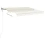 Toldo automático con LED sensor de viento color crema 300x250cm de vidaXL, Toldos - Ref: Foro24-3068872, Precio: 468,15 €, De...