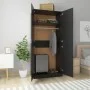 Armario de madera contrachapada negro 90x52x200 cm de vidaXL, Armarios roperos - Ref: Foro24-800631, Precio: 179,10 €, Descue...
