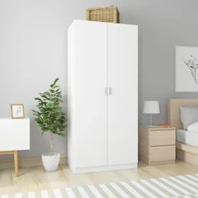 White plywood cabinet 90x52x200cm by vidaXL, Wardrobes - Ref: Foro24-800630, Price: 179,19 €, Discount: %
