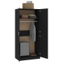 Armario de madera contrachapada negro 90x52x200 cm de vidaXL, Armarios roperos - Ref: Foro24-800631, Precio: 180,94 €, Descue...