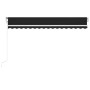 Toldo automático con LED sensor de viento antracita 400x300 cm de vidaXL, Toldos - Ref: Foro24-3068914, Precio: 631,93 €, Des...