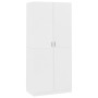 Armario de madera contrachapada blanco 90x52x200cm de vidaXL, Armarios roperos - Ref: Foro24-800630, Precio: 181,78 €, Descue...