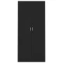 Armario de madera contrachapada negro 90x52x200 cm de vidaXL, Armarios roperos - Ref: Foro24-800631, Precio: 179,10 €, Descue...