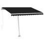 Toldo manual retráctil con luz LED antracita 300x250 cm de vidaXL, Toldos - Ref: Foro24-3069504, Precio: 376,71 €, Descuento: %