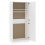 Armario de madera contrachapada blanco 90x52x200cm de vidaXL, Armarios roperos - Ref: Foro24-800630, Precio: 181,78 €, Descue...