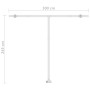 Toldo manual retráctil con luz LED antracita 300x250 cm de vidaXL, Toldos - Ref: Foro24-3069504, Precio: 382,83 €, Descuento: %
